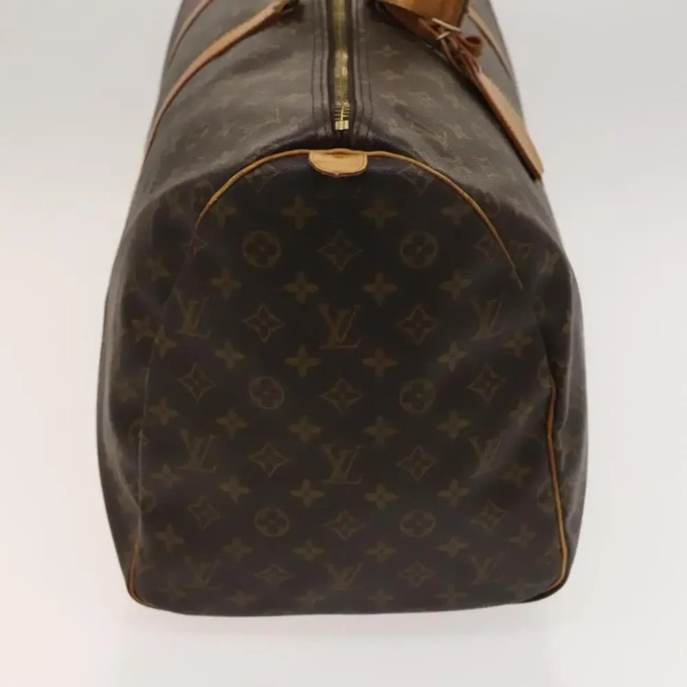LOUIS VUITTON Monogram Keepall 55 Boston Bag M41424
